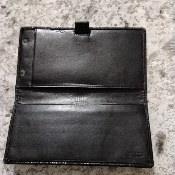 Coach Black Signature Wallet - Picture 4 of 5